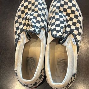 Women’s checkered vans
